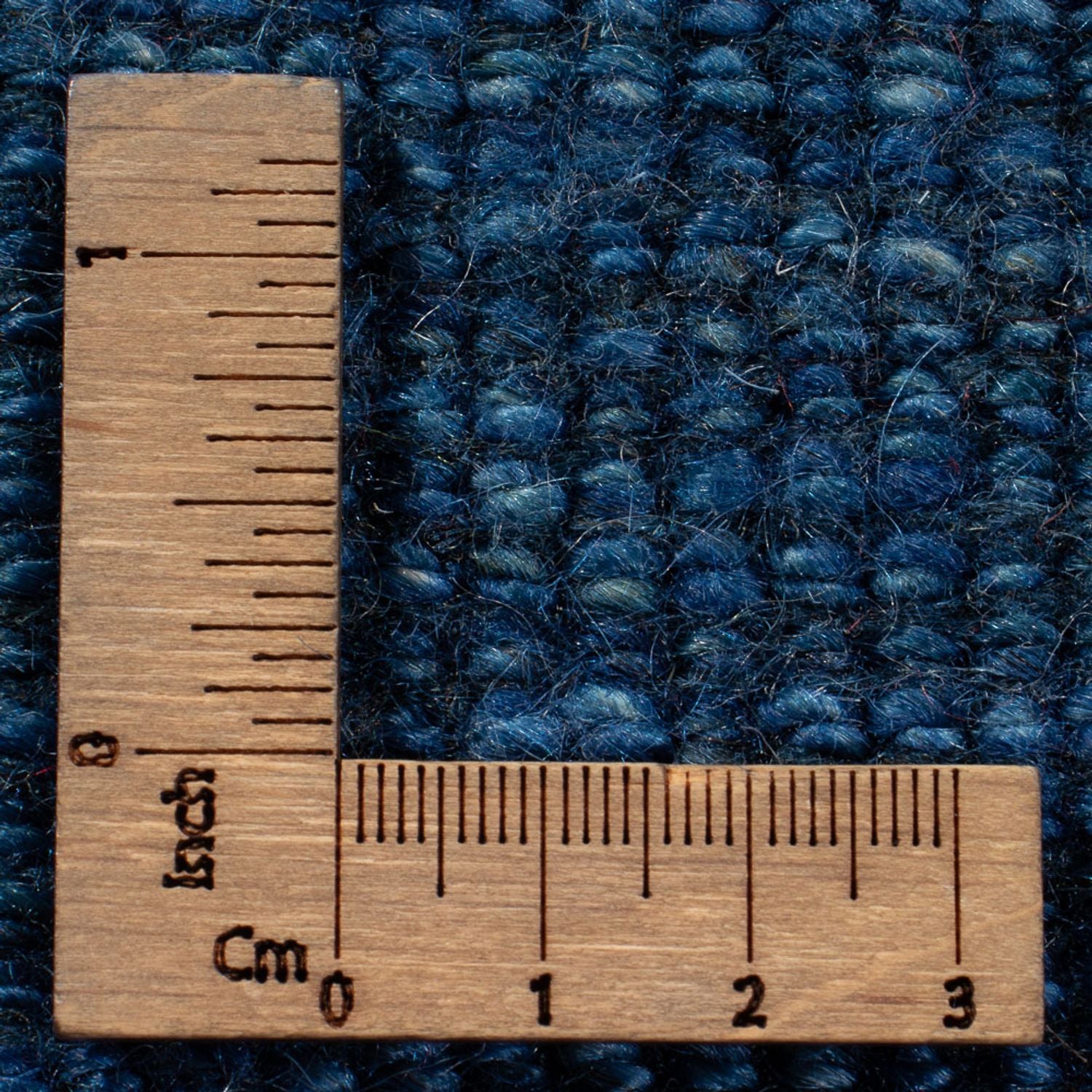 Tapis Gabbeh - Persan - 135 x 69 cm - bleu de mer