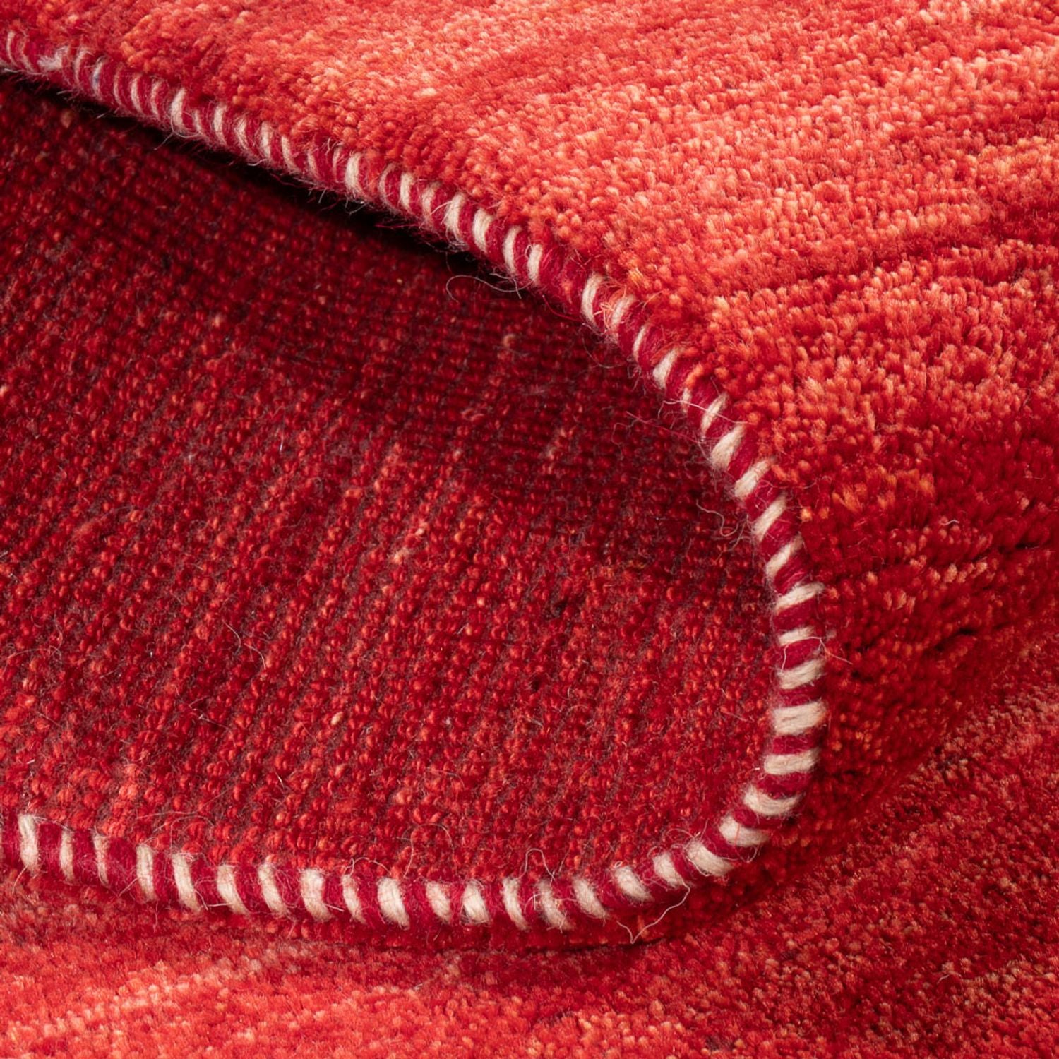 Tapis de couloir Tapis Gabbeh - Persan - 196 x 80 cm - rouge
