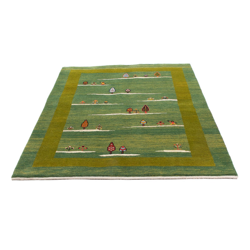 Tapis Gabbeh - Persan - 183 x 120 cm - vert