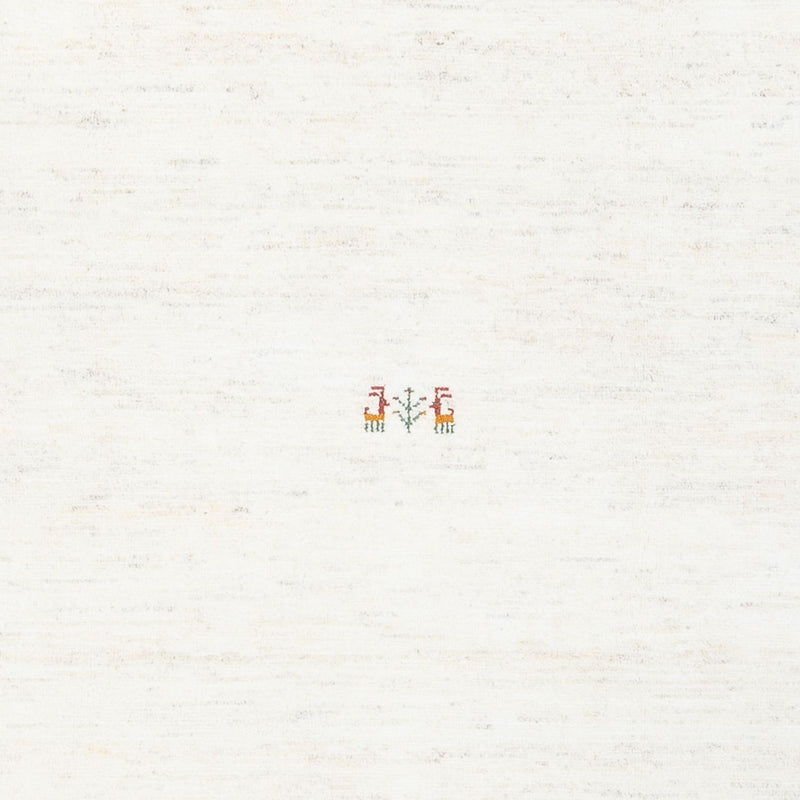 Tapis Gabbeh - Persan - 243 x 198 cm - blanc
