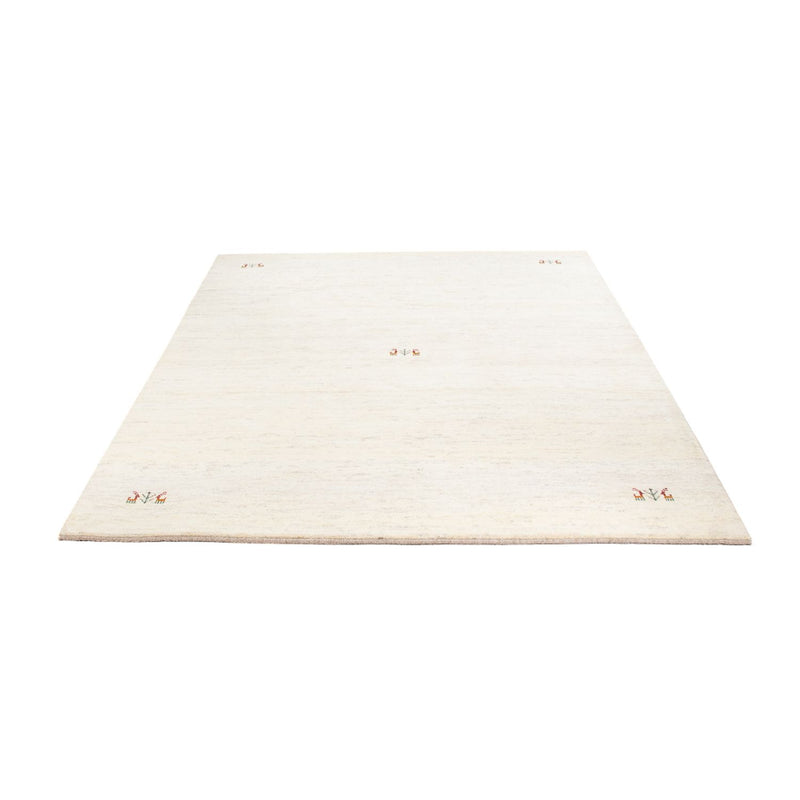 Tapis Gabbeh - Persan - 243 x 198 cm - blanc