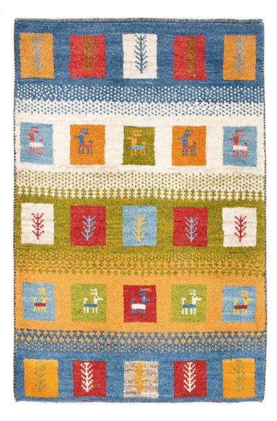 Tapis Gabbeh persan Tapis 60x90cm - Perserteppich Wollteppich