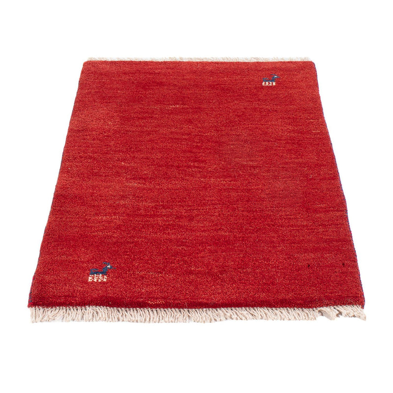 Tapis Gabbeh - Persan - 87 x 60 cm - rouge