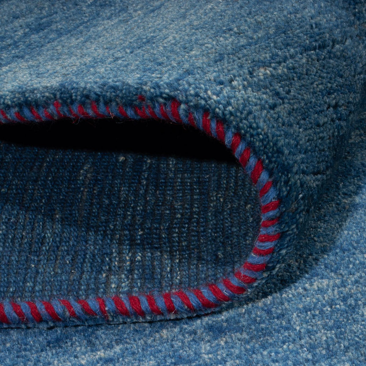 Tapis Gabbeh - Persan - 249 x 173 cm - bleu de mer