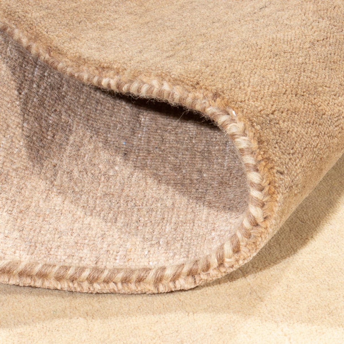 Tapis Gabbeh - Loribaft Softy - 182 x 125 cm - beige clair