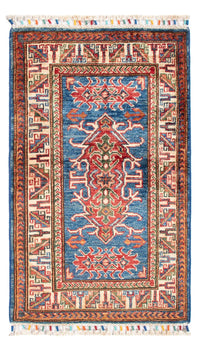 Tapis Ziegler - Kazak - 96 x 59 cm - bleu