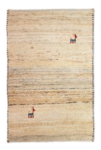Tapis Gabbeh - Persan - 60 x 40 cm - marron