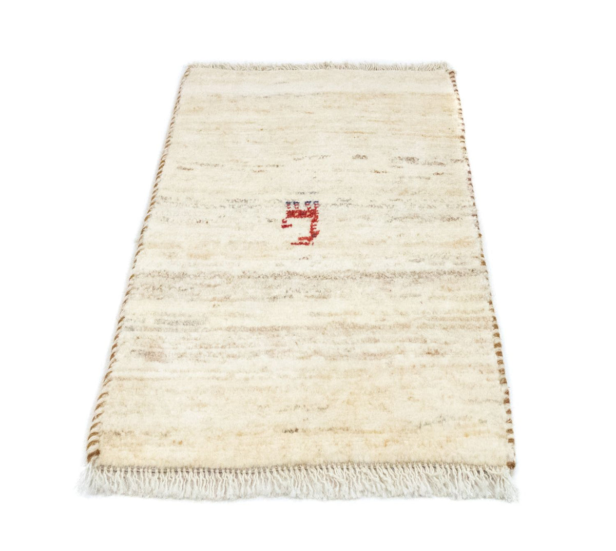 Tapis Gabbeh - Persan - 60 x 40 cm - beige