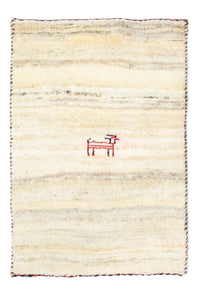 Tapis Gabbeh - Persan - 60 x 40 cm - beige