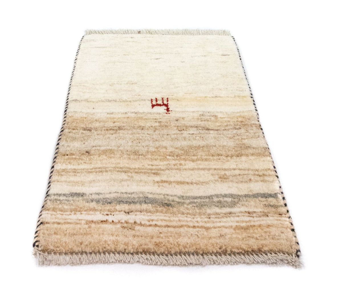 Tapis Gabbeh - Persan - 60 x 40 cm - beige