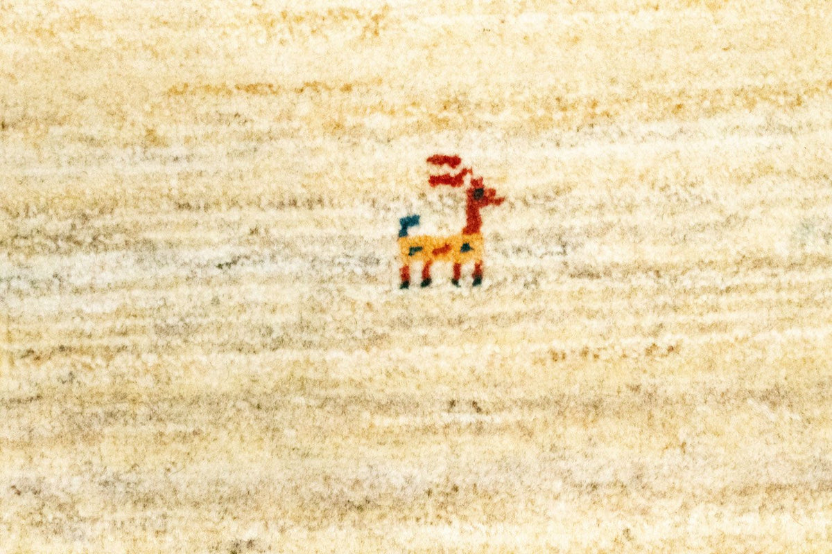 Tapis Gabbeh - Persan - 60 x 40 cm - beige