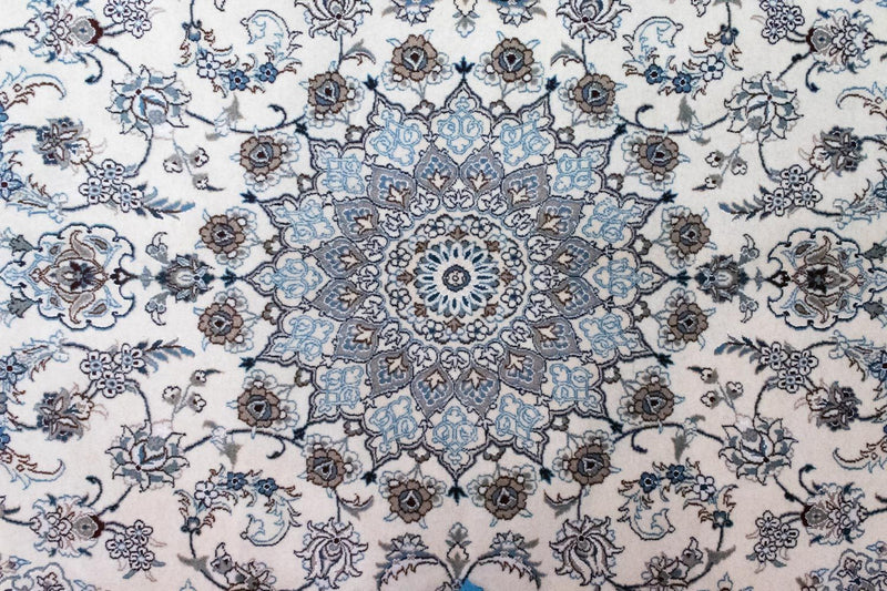 Tapis persan - Nain - 350 x 246 cm - blanc naturel