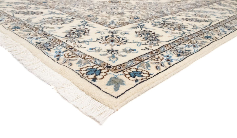 Tapis persan - Nain - 350 x 246 cm - blanc naturel