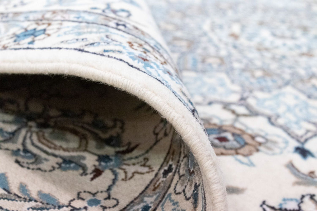 Tapis persan - Nain - 350 x 246 cm - blanc naturel