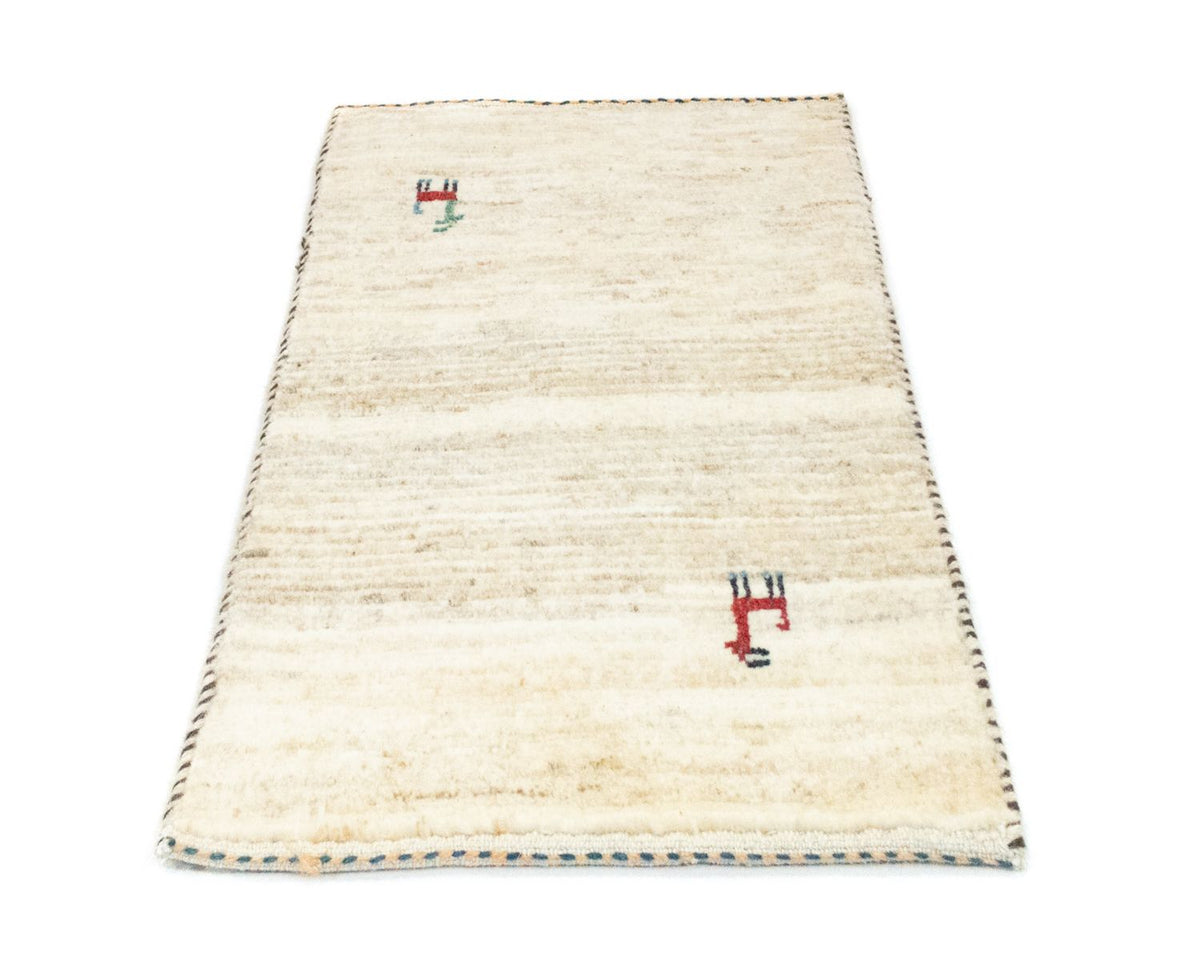 Tapis Gabbeh - Persan - 60 x 40 cm - beige