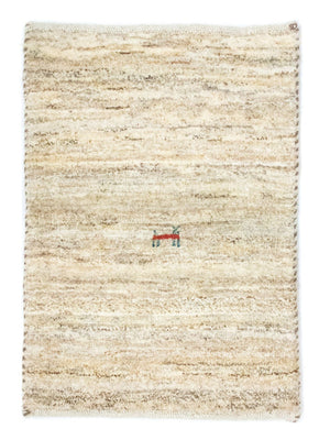 Tapis Gabbeh - Persan - 60 x 40 cm - beige