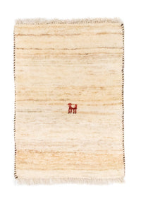 Tapis Gabbeh - Persan - 60 x 40 cm - beige