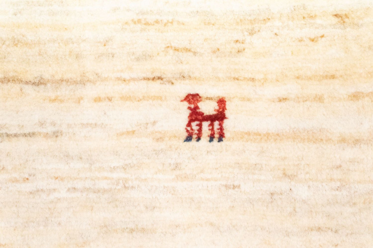 Tapis Gabbeh - Persan - 60 x 40 cm - beige