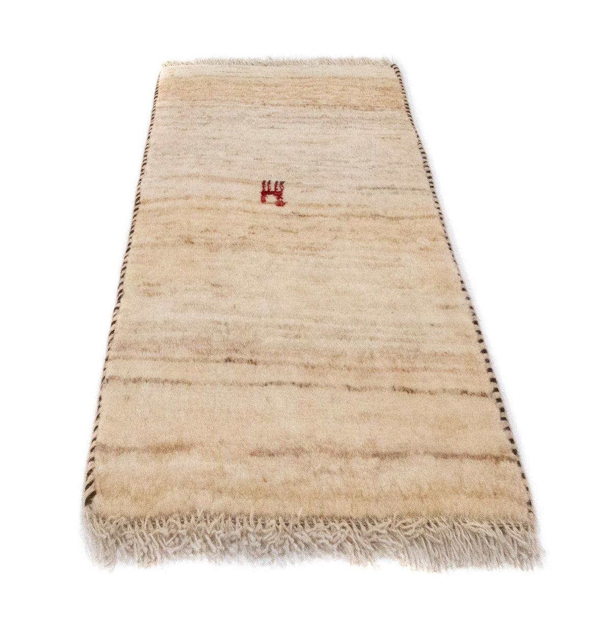Tapis Gabbeh - Persan - 60 x 40 cm - beige