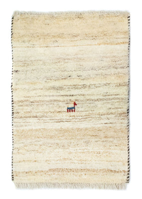 Tapis Gabbeh - Persan - 60 x 40 cm - beige