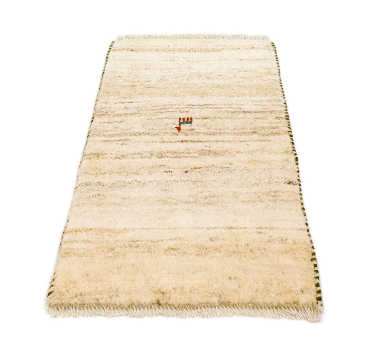 Tapis Gabbeh - Persan - 60 x 40 cm - beige