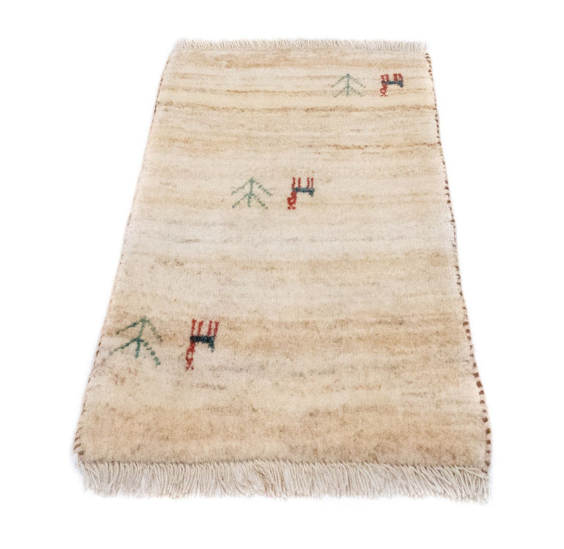 Tapis Gabbeh - Persan - 60 x 40 cm - marron