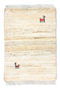 Tapis Gabbeh - Persan - 60 x 40 cm - beige