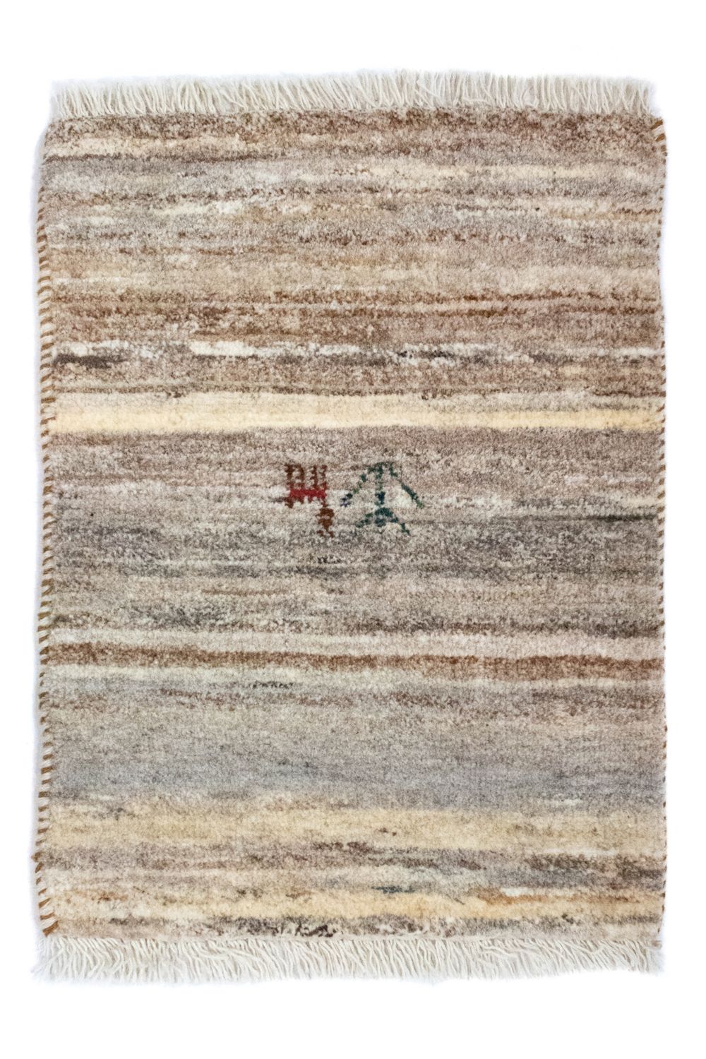 Tapis Gabbeh - Persan - 60 x 40 cm - marron