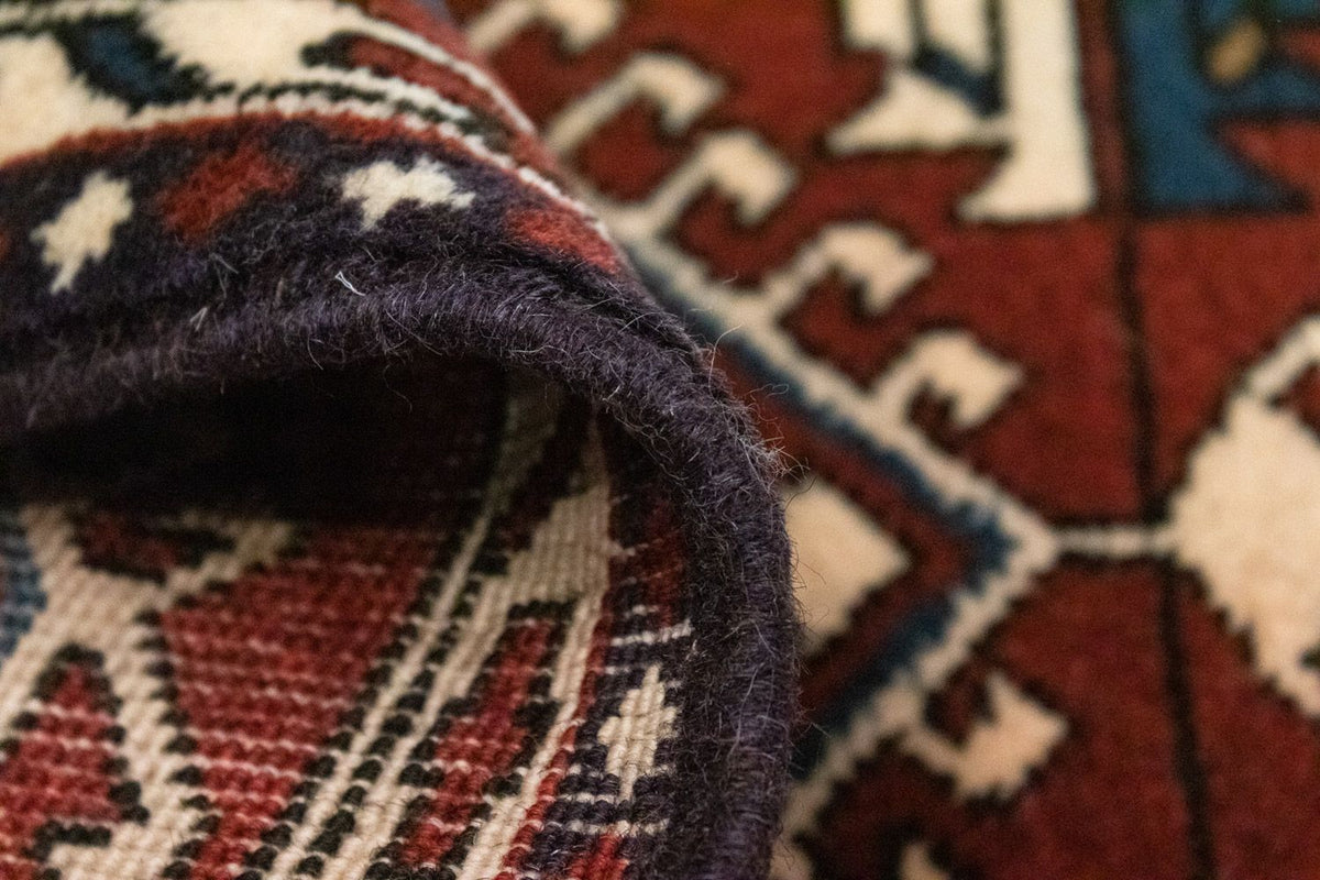 Tapis persan - Nomadic carré  - 54 x 40 cm - marron