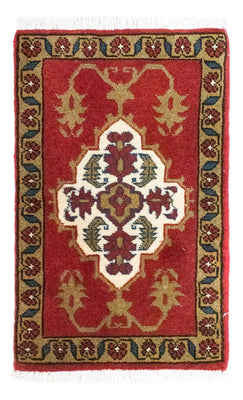 Tapis persan - Nomadic carré  - 54 x 40 cm - rouge