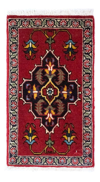 Tapis persan - Nomadic carré  - 54 x 40 cm - rouge