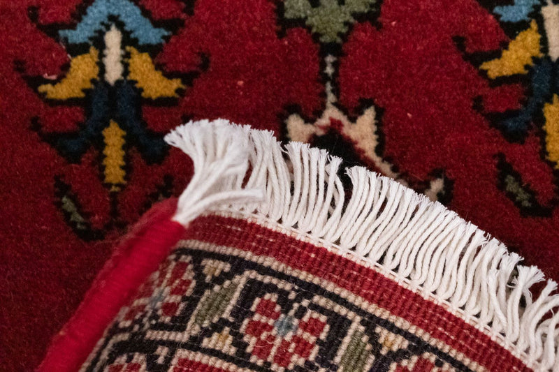 Tapis persan - Nomadic carré  - 54 x 40 cm - rouge