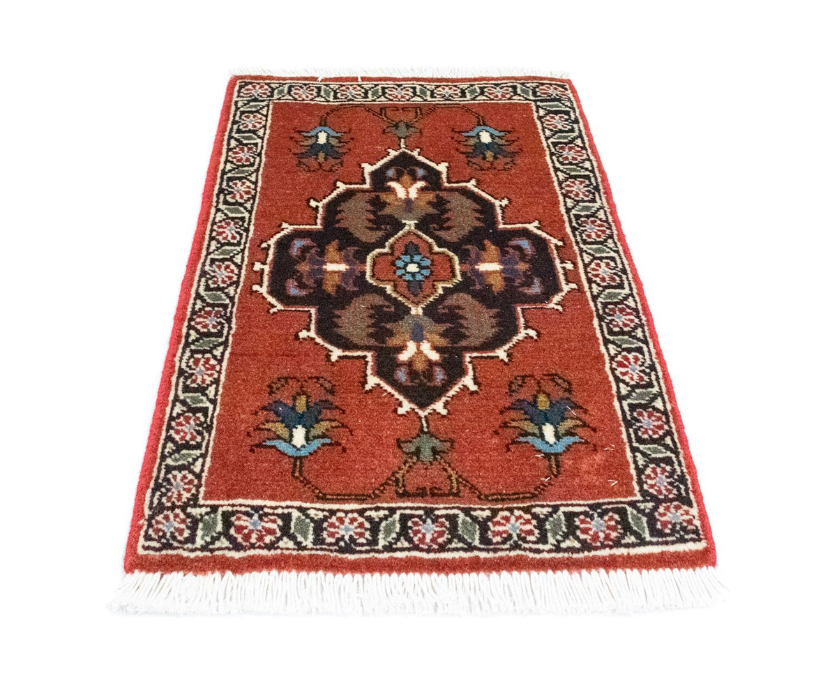 Tapis persan - Nomadic carré  - 54 x 40 cm - orange