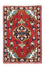 Tapis persan - Nomadic carré  - 54 x 40 cm - rouge