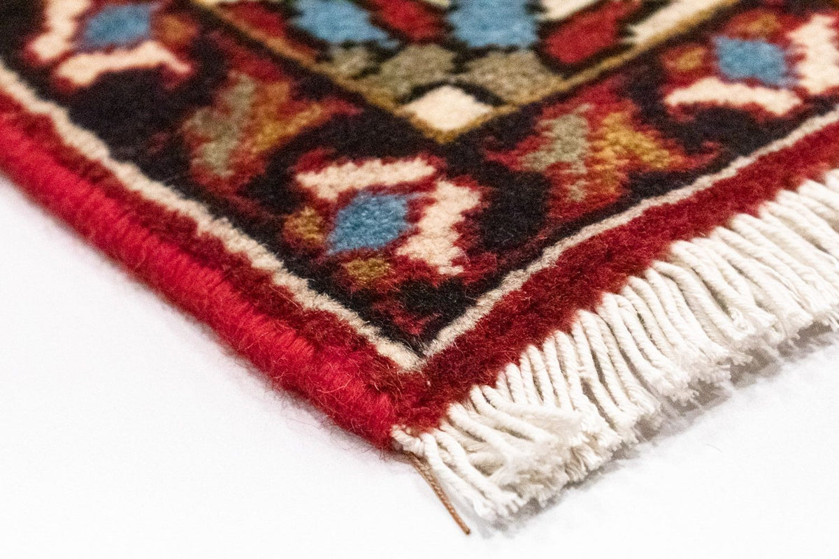 Tapis persan - Nomadic carré  - 54 x 40 cm - rouge