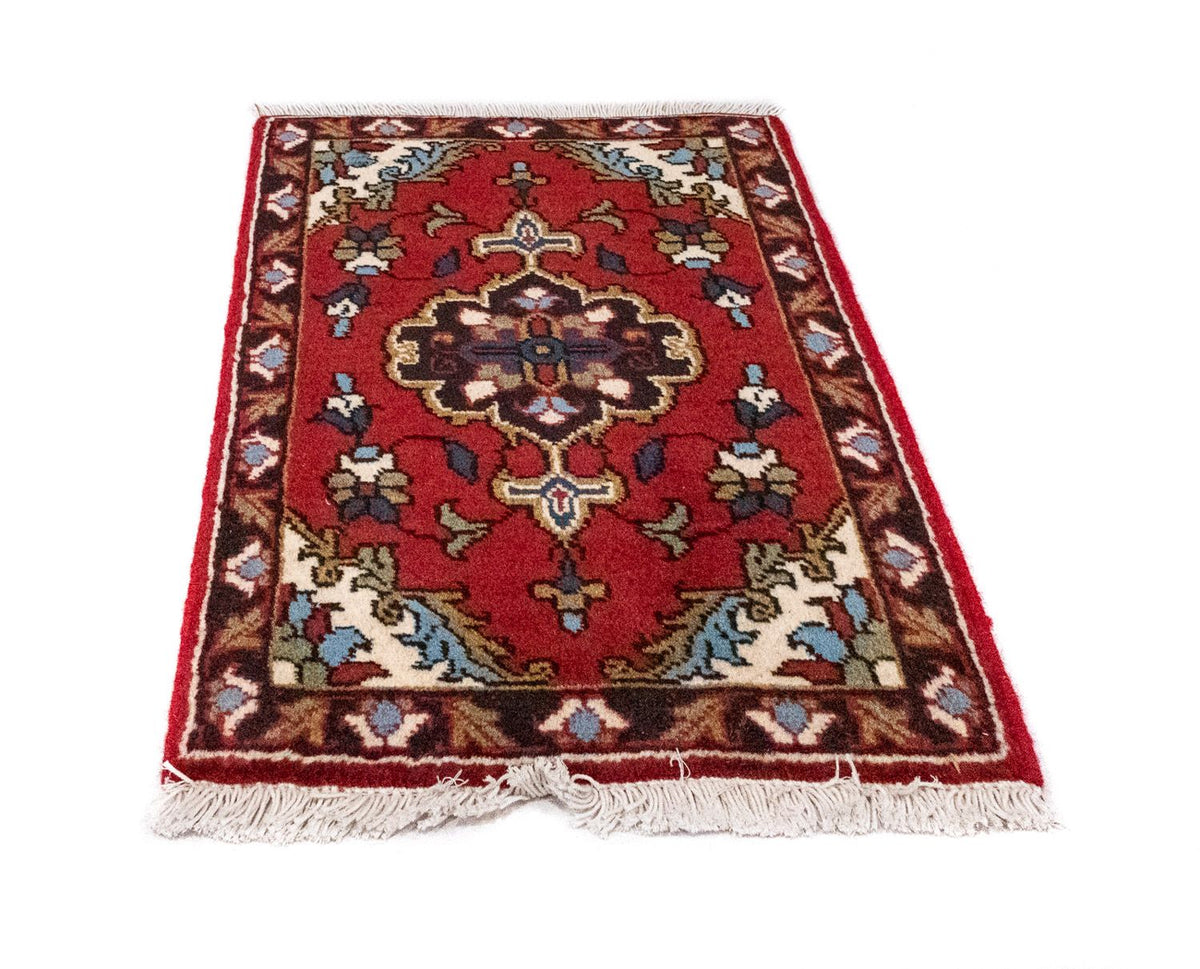 Tapis persan - Nomadic carré  - 54 x 40 cm - rouge