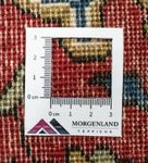 Tapis persan - Nomadic carré  - 54 x 40 cm - rouge