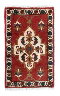 Tapis persan - Nomadic carré  - 54 x 40 cm - rouge