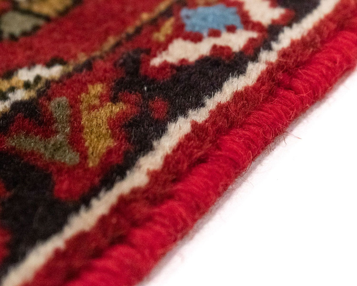 Tapis persan - Nomadic carré  - 54 x 40 cm - rouge