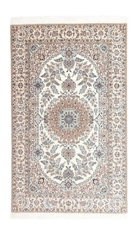 Tapis persan - Nain - Premium - 234 x 145 cm - blanc naturel