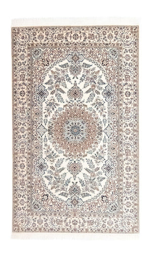Tapis persan - Nain - Premium - 234 x 145 cm - blanc naturel