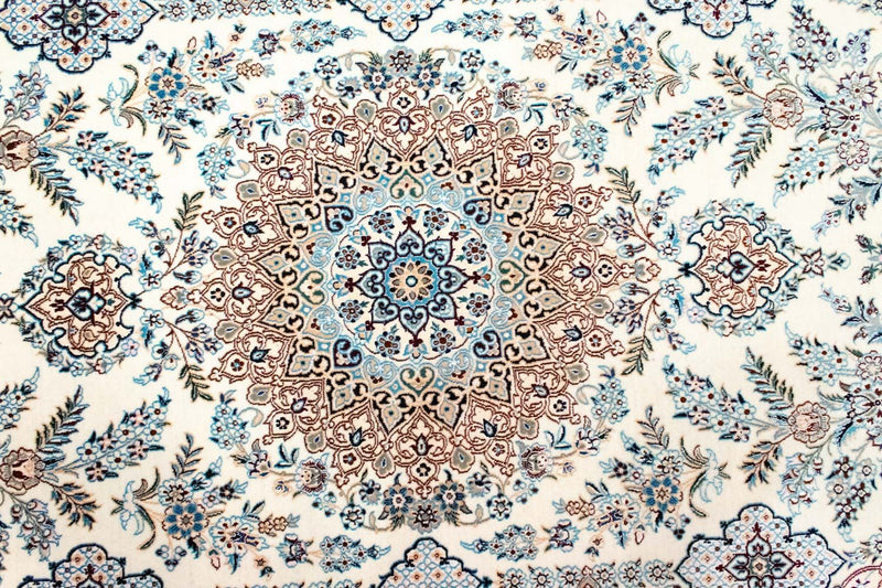 Tapis persan - Nain - Premium - 234 x 145 cm - blanc naturel
