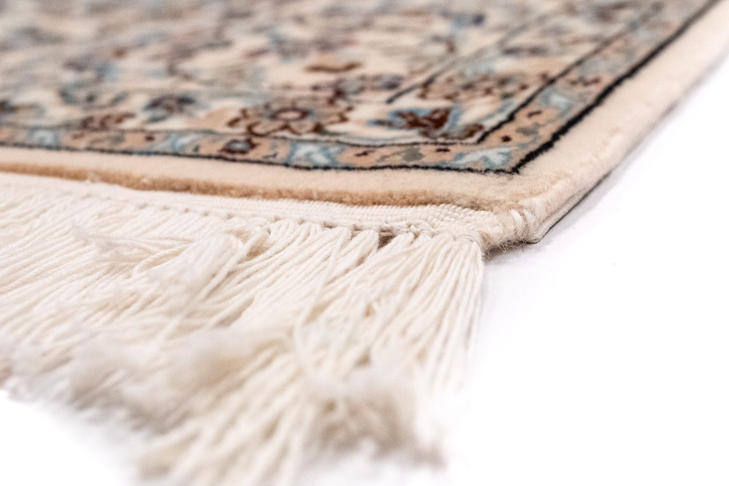 Tapis persan - Nain - Premium - 234 x 145 cm - blanc naturel