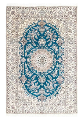 Tapis persan - Nain - Premium - 230 x 153 cm - turquoise