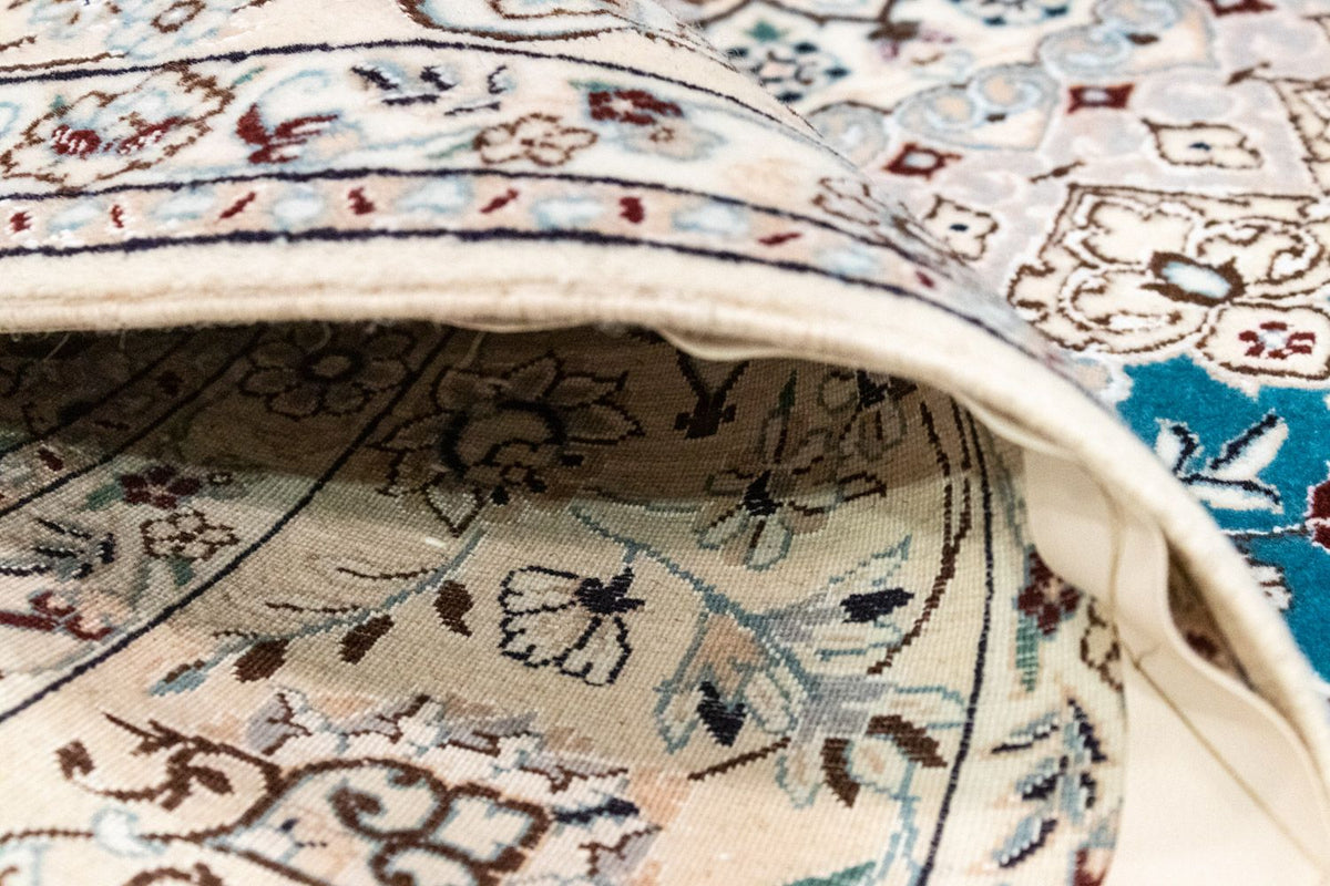 Tapis persan - Nain - Premium - 230 x 153 cm - turquoise