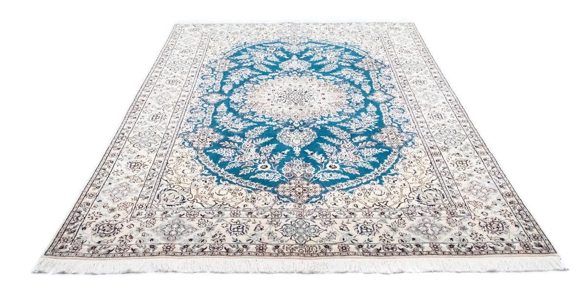 Tapis persan - Nain - Premium - 230 x 153 cm - turquoise