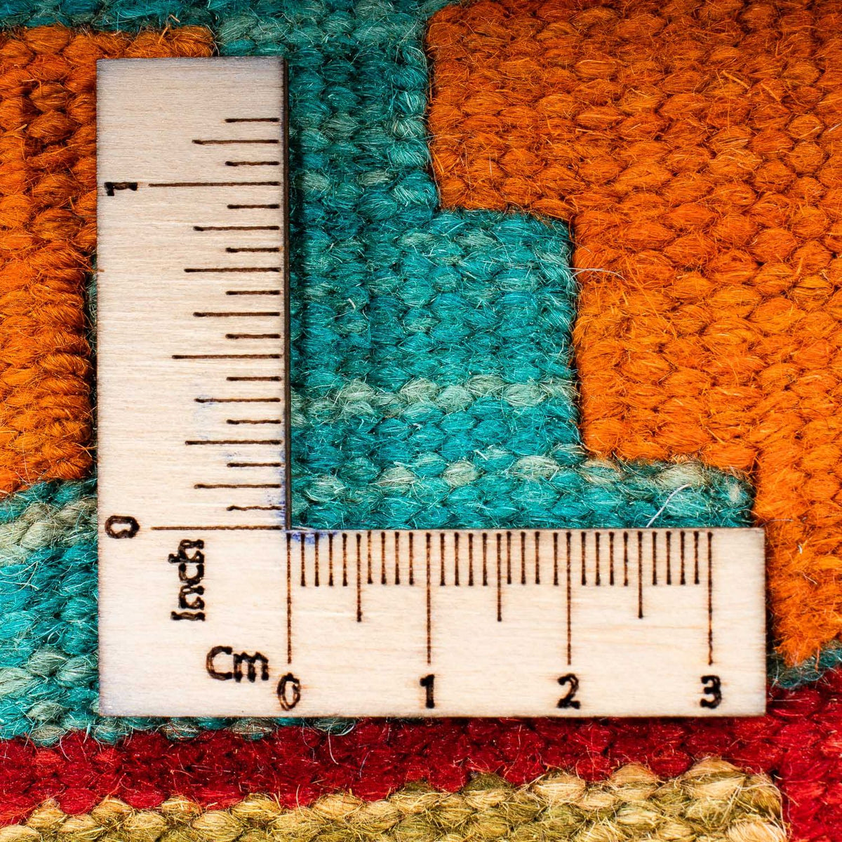 Tapis Kelim - Splash - 200 x 153 cm - multicolore