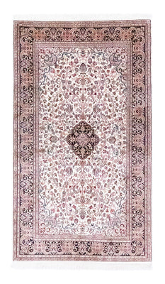 Tapis en soie - Soie du Cachemire - 161 x 93 cm - bleu