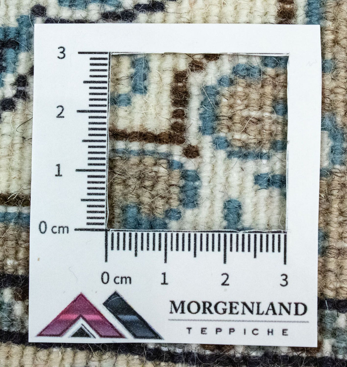 Tapis persan - Nain - 60 x 40 cm - bleu foncé