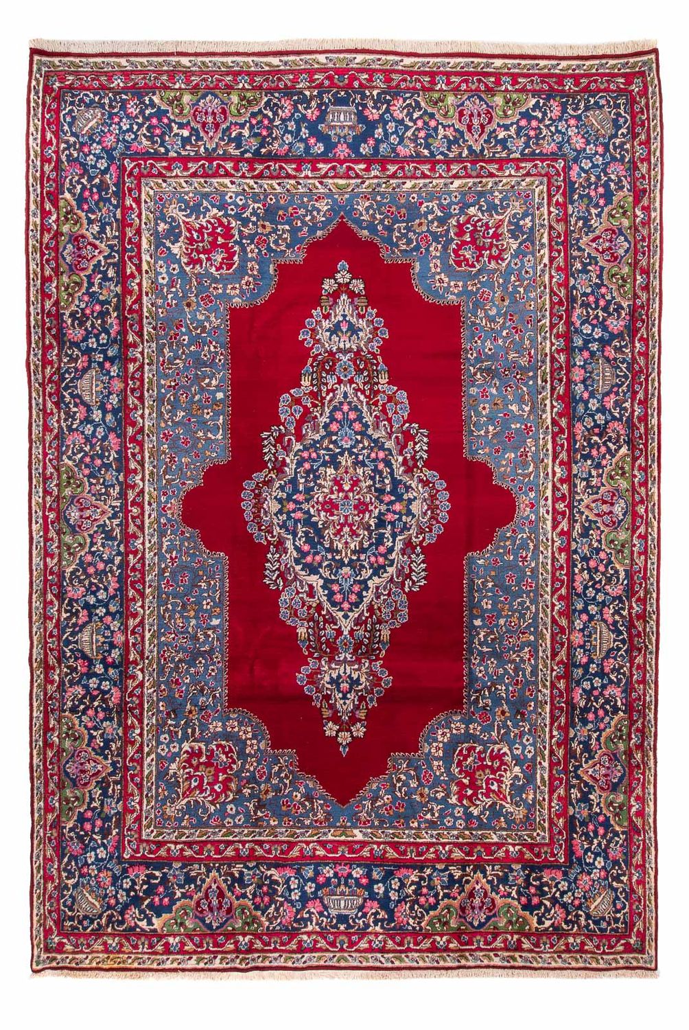 Tapis persan - Classique - 362 x 249 cm - rouge foncé